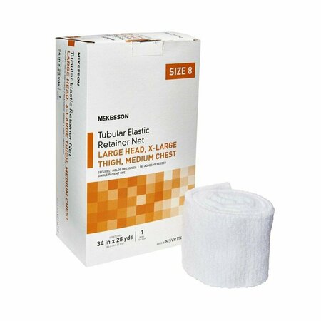 MCKESSON Tubular Bandage, Size 8, 25 Yard, 10PK MSVP114708